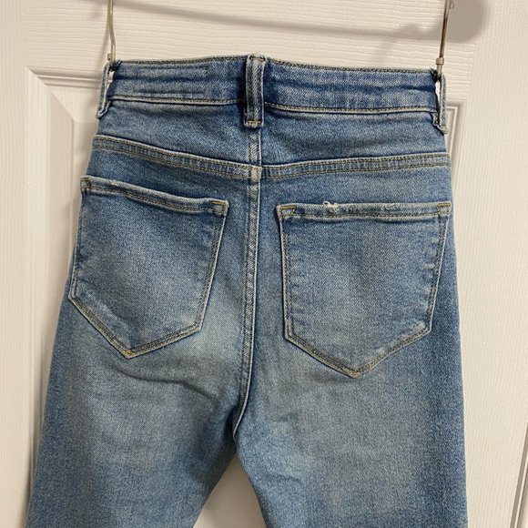 AllSaints Stilt Vintage Jeans | Blue Mid Indigo Skinny Straight Leg | Size 25 - Picture 7 of 9